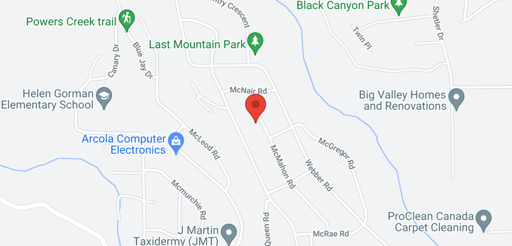 map of 3232 McMahon Road